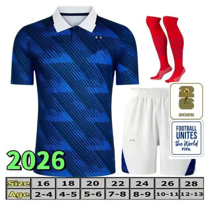 UK Stock Maillot France 2026 France Jersey Worldcup Soccer Jereys MBAPPE GIROUD  - SitterJersey.com