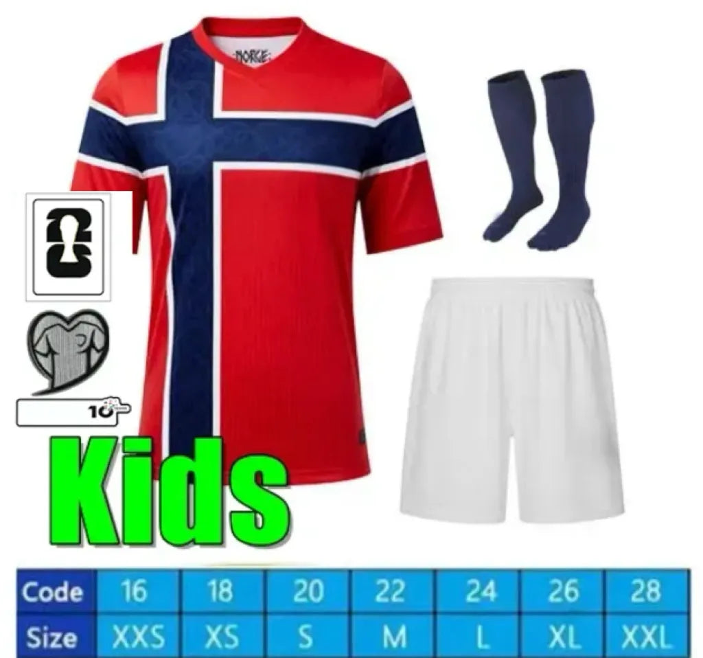 2025 2026 Norway World Cup Soccer Jerseys HAALAND Odegaard STRAND Sorloth BERG N - SitterJersey.com