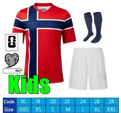 2025 2026 Norway World Cup Soccer Jerseys HAALAND Odegaard STRAND Sorloth BERG N - SitterJersey.com