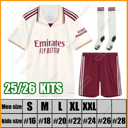 2026 2027 SAKA ZUBIMENDI GYOKERES EZE Arsenally soccer jerseys HINCAPIE DOWMAN O - SitterJersey.com
