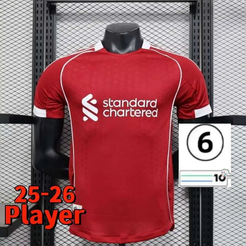 25 26 27 liverpool Wirtz SALAH football shirt Ekitike MAC ISAK ALLISTER Kerkez G - SitterJersey.com