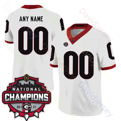 Georgia Bulldog Football Jersey College Gunner Stockton Zachariah Branch Kaiden  - SitterJersey.com