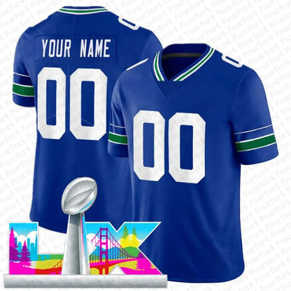 Sam Darnold Jaxon Smith-Njigba Football Jersey Cooper Kupp Jalen Milroe AJ Barne - SitterJersey.com