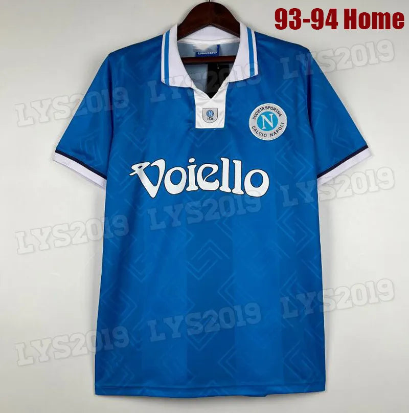 1987 1988 Retro Soccer Jerseys 87 88 Coppa Italia SSC Naples Maradona 10 Vintage - SitterJersey.com