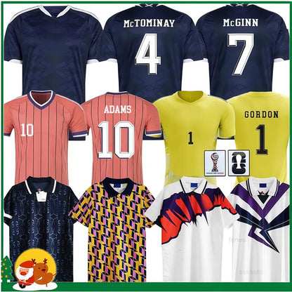 Scotland 2026 World Cup football shirt ROBERTSON ADAMS Soccer Jerseys DYKES McTo - SitterJersey.com