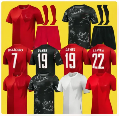 canada soccer jersey 2026 World Cup J.DAVID DAVIES LARIN 26 27 CAVALLINI MILLAR  - SitterJersey.com