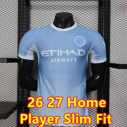 26 27 ManchesterS City Soccer Jerseys 2026 2027 Man City Fans Player Men Kids Ki - SitterJersey.com