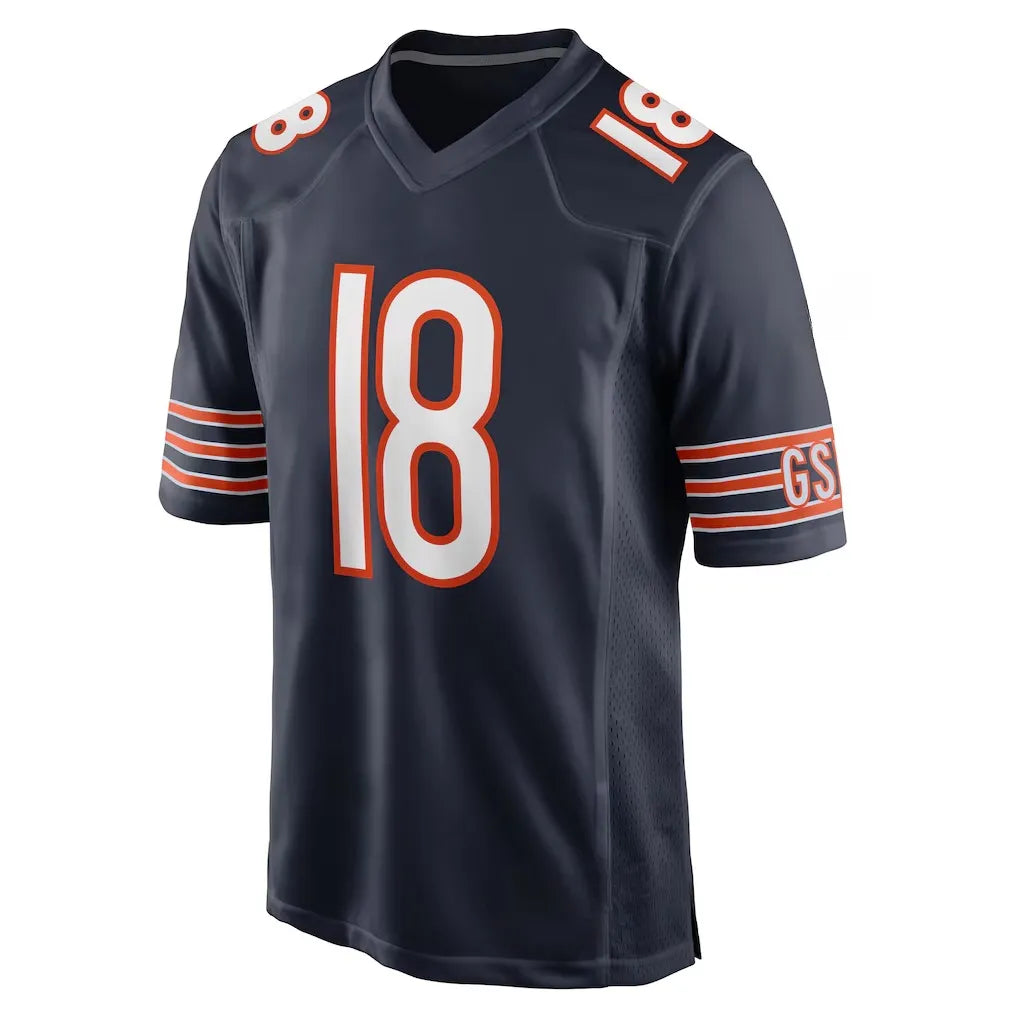 18 Men Comfy V-Neck Football Jerseys Mesh Embroidery For Training And Competitio - SitterJersey.com