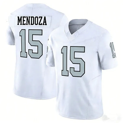 Men Los vegas Women Youth Raider 15 Fernando Mendoza Custom Stitched football Je - SitterJersey.com