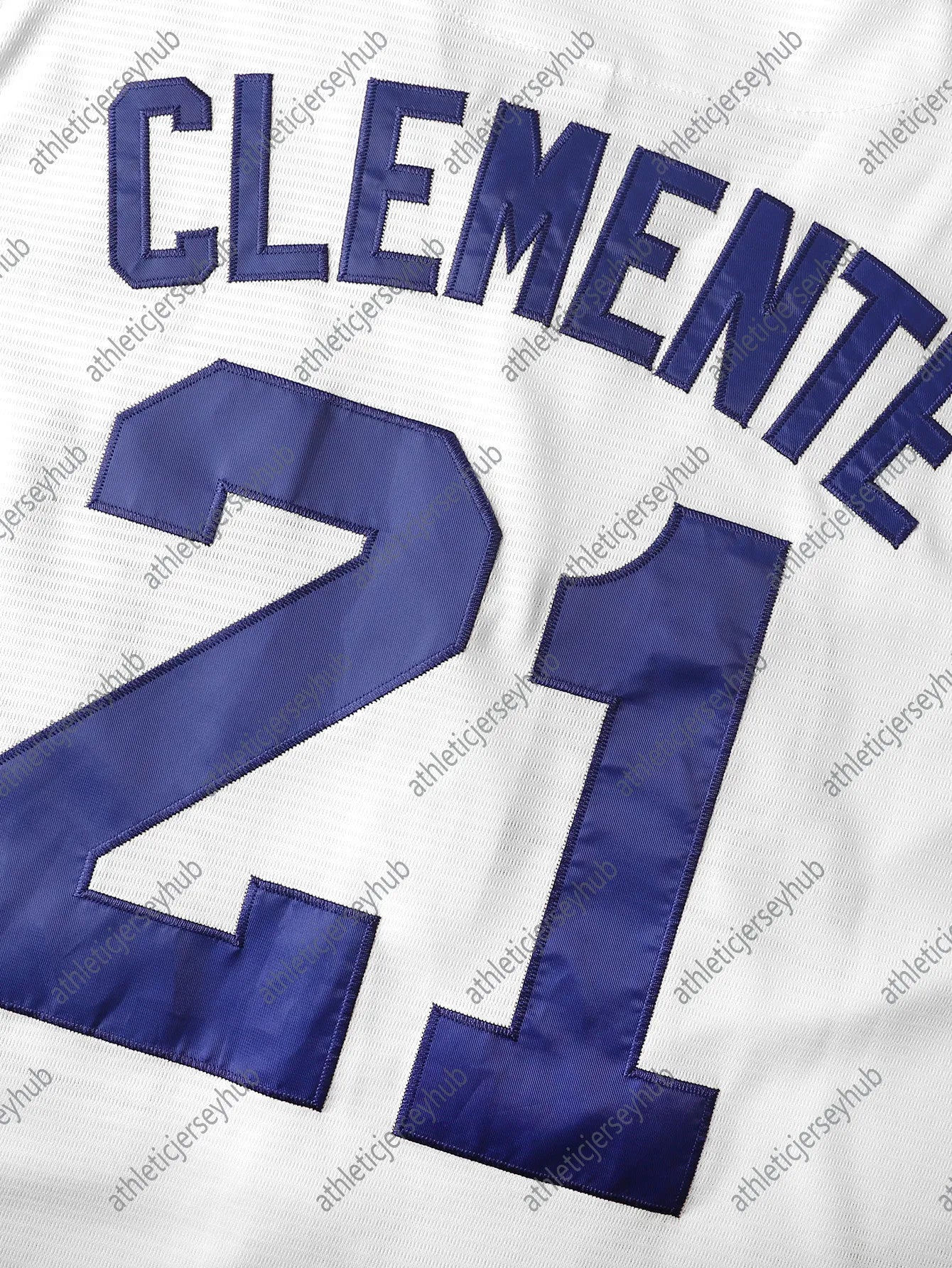 21 Clemente Jersey Jerseys baseball Jerseys White Embroidery For Training And Co - SitterJersey.com