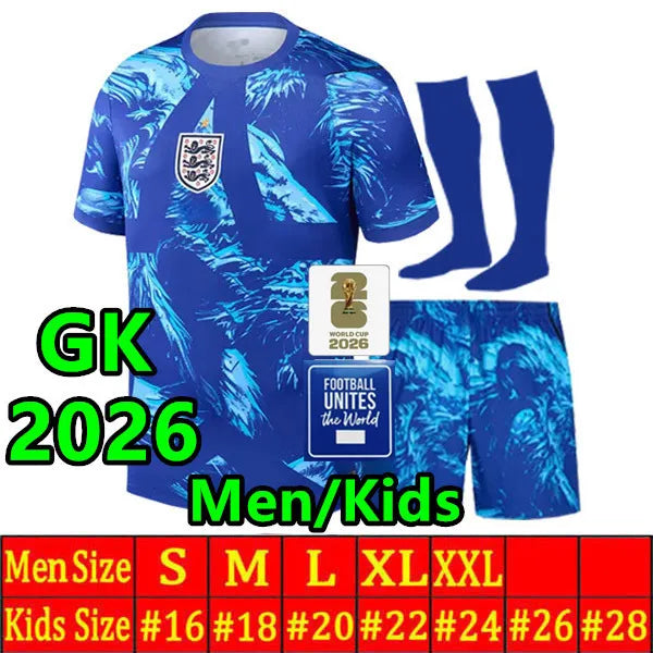 England Football Kit 2026 England 2026 World Cup Soccer Jersey Bellingham Palmer Eze Maguire EnglandS 26 27 Football Kits Football Shirt Rashford Kane Saka Rice Foden Women Men Kids Kits - SitterJersey.com