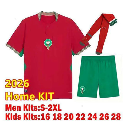 Morocco Jersey World Cup 2026 Maillot Maroc Soccer Jerseys National Team HAKIMI  - SitterJersey.com