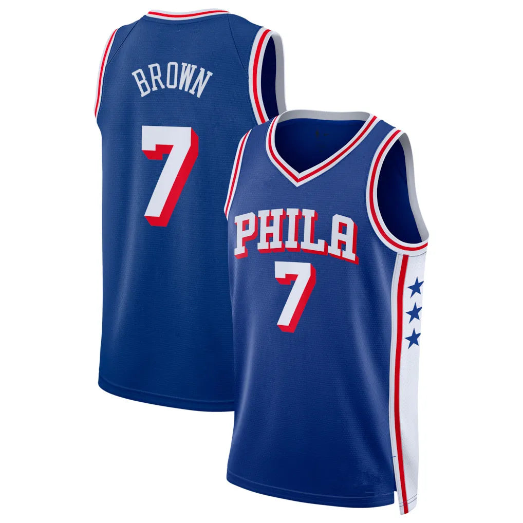 Men's #7 Embroidered IEKA Basketball Jersey Casual \u0026 Stylish, Breathable Po - SitterJersey.com
