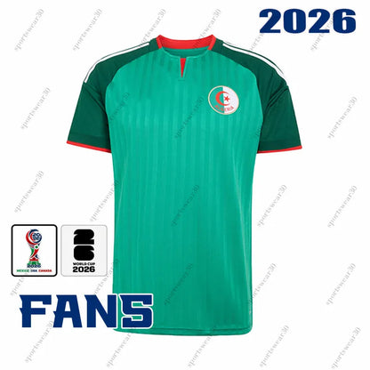 Algeria worldcup 2026 Maza Ait-Nouri Gouiri Amoura Hadj Moussa Soccer Jerseys Bo - SitterJersey.com
