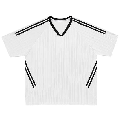 #7 MORAN Comfy V-Neck Football Jerseys Men Mesh Embroidery for Training and Comp - SitterJersey.com