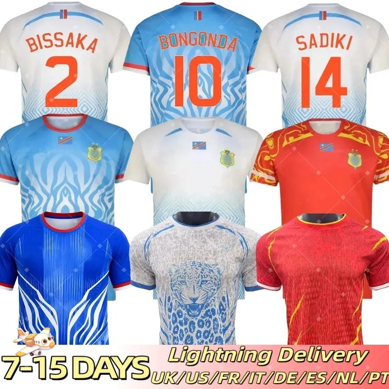 congo jersey 2026 world cup soccer jerseys national team T.BONGONDA F.MAYELE hom - SitterJersey.com