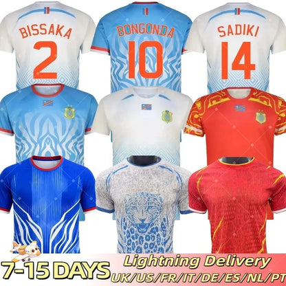 congo jersey 2026 world cup soccer jerseys national team T.BONGONDA F.MAYELE hom - SitterJersey.com