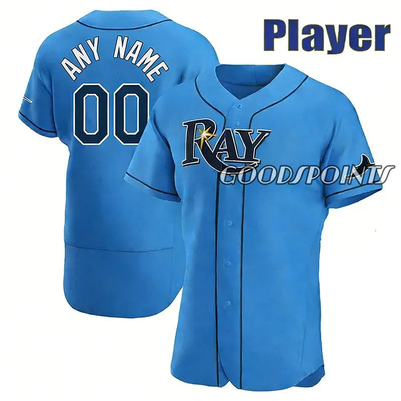 Tampa BayS rays jersey Yandy Diaz Junior Caminero Cedric Mullins Lux Ryan Pepiot - SitterJersey.com