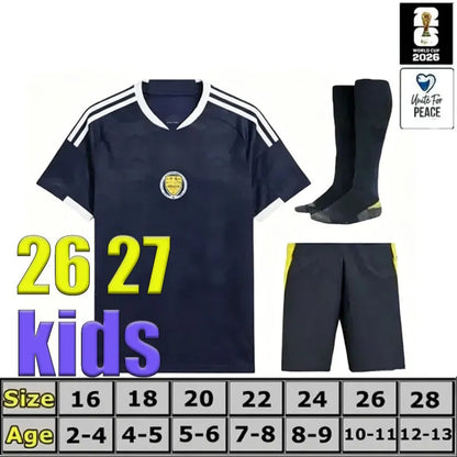 Scotland 2026 World Cup football shirt ROBERTSON ADAMS Soccer Jerseys DYKES McTo - SitterJersey.com
