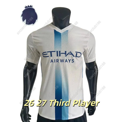 25 26 27 HAALAND MAN CITY soccer jerseys FODEN MARMOUSH DOKU MARMOUSH KOVACIC GV - SitterJersey.com