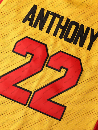 #22 ANTHONY OAK HILL Men's Basketball Jersey Sweatshirt - Embroidered Movie Mesh - SitterJersey.com