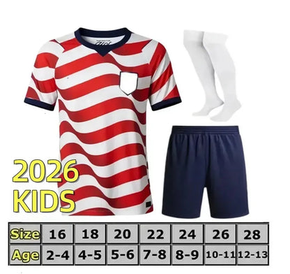 USAS United Soccer Jerseys 2026 PULISIC MCKENNIE REYNA ADAMS BALOGUN ROBINSON TI - SitterJersey.com