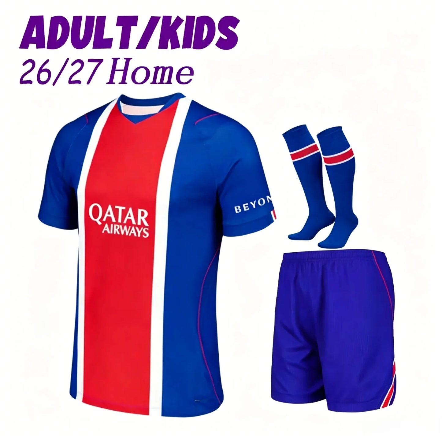 Psges jersey Soccer Jerseys DEMBELE HAKIMI 25 26 27 enfants 2026 football shirts - SitterJersey.com
