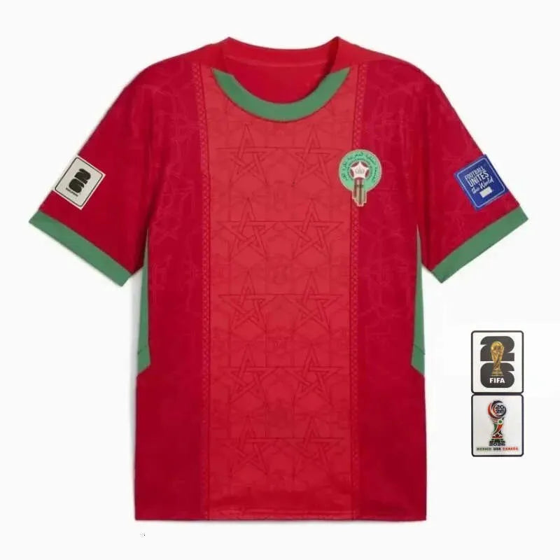 Morocco Jersey World Cup 2026 Maillot Maroc Soccer Jerseys National Team HAKIMI  - SitterJersey.com