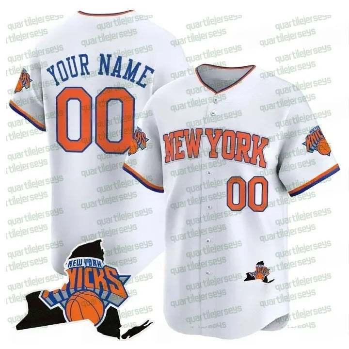 NewYork Knicks 2026 Final Champion Baseball Jersey Jalen Brunson Karl-Anthony To - SitterJersey.com