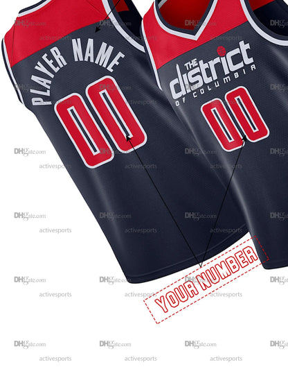 Custom 4 AJ Dybantsa Basketball Jerseys Trae Young Anthony Davis Alex Sarr Bub C - SitterJersey.com