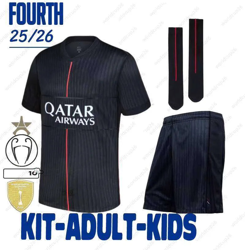 25/26 Season 1:1 Soccer Football Jersey Outdoor Sports Shirt Dembele Doue Kvarat - SitterJersey.com
