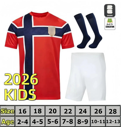 Norway jersey 2026 World Cup Soccer Jerseys HAALAND SORLOTH NUSA AASGAARD HORN M - SitterJersey.com