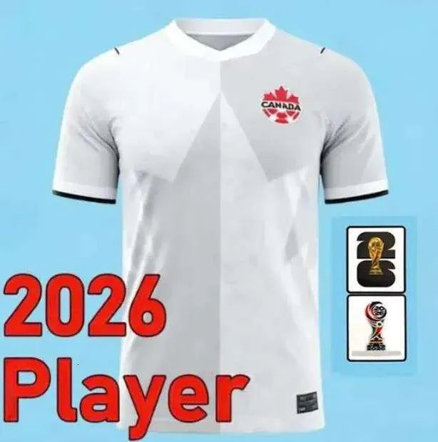 canada soccer jersey 2026 World Cup J.DAVID DAVIES LARIN 26 27 CAVALLINI MILLAR  - SitterJersey.com