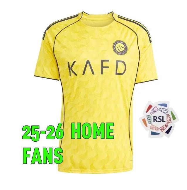 2025 2026 Al Nassr FC Soccer Jerseys Ronaldo CR7 25 26 27 Home Away Third Gonzal - SitterJersey.com