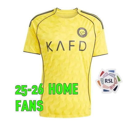 2025 2026 Al Nassr FC Soccer Jerseys Ronaldo CR7 25 26 27 Home Away Third Gonzal - SitterJersey.com