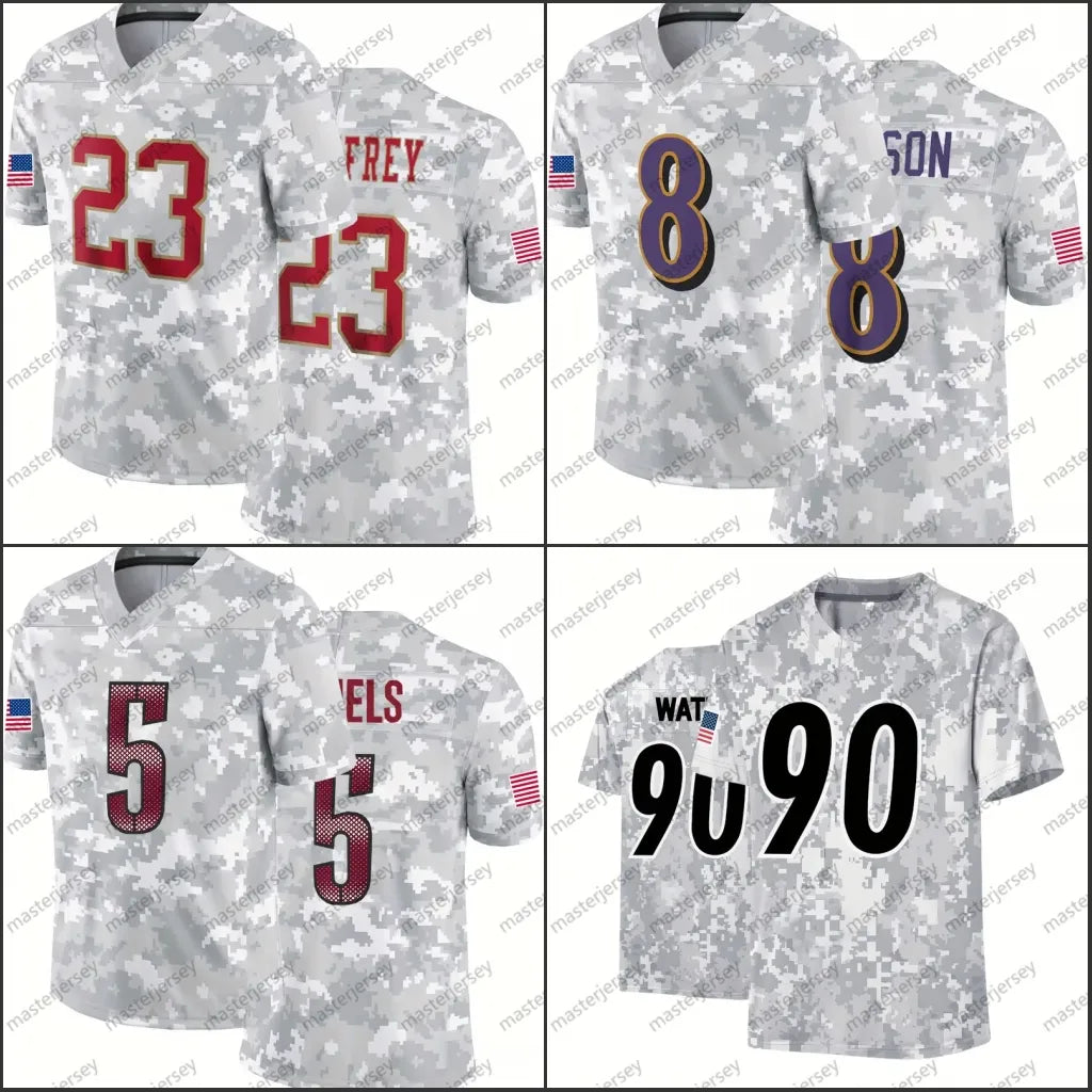 2024 Camo Salute To Service Pullover Football Jersey individuation Custom Any Na - SitterJersey.com