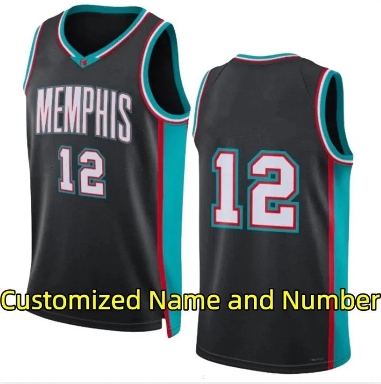 25 26 MEM Ja Morant Basketball Jerseys Grizzliess Jaren jr Zach Edey Jaylen Well - SitterJersey.com