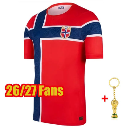 26 27 world cup Norway soccer jersey 2026 2027 HAALAND odegaard Sorloth Berge Me - SitterJersey.com