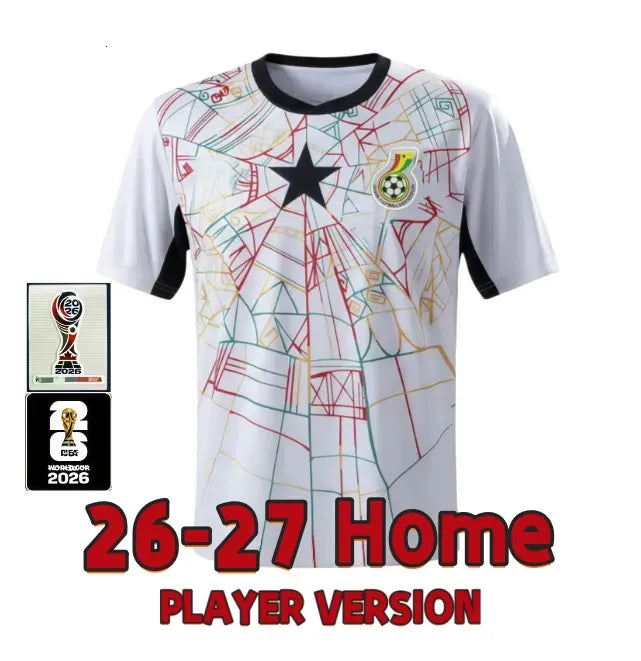 ghana jersey 2026 worldcup J.AYEW A.AYEW KUDUS SEMENYO WILLIAMS soccer jersey PA - SitterJersey.com