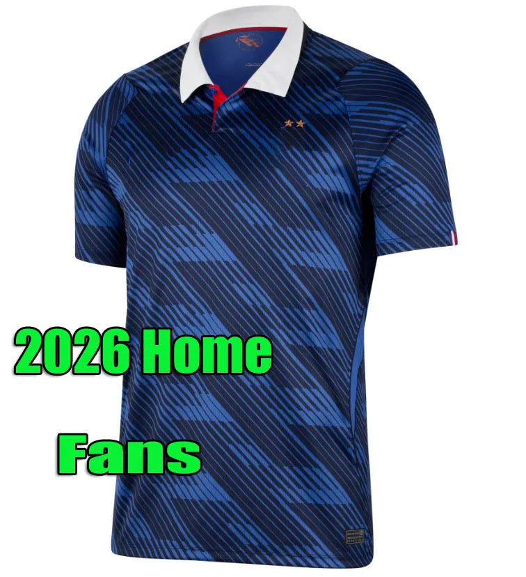 2026 maillot French Soccer Jerseys MBAPPE CHERKI OLISE DOUE Saliba kit Dembele 2 - SitterJersey.com
