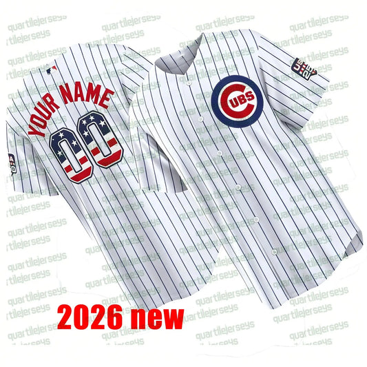 ChicagoS Cubs Jersey Pete Crow-Armstrong Nico Hoerner Michael Busch Dansby Swans - SitterJersey.com