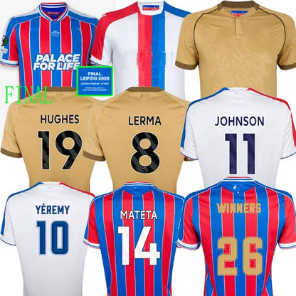 2026 Crystals GUEHI YEREMY final Palaces soccer jersey Sarr Nketiah Kamada 25 26 - SitterJersey.com