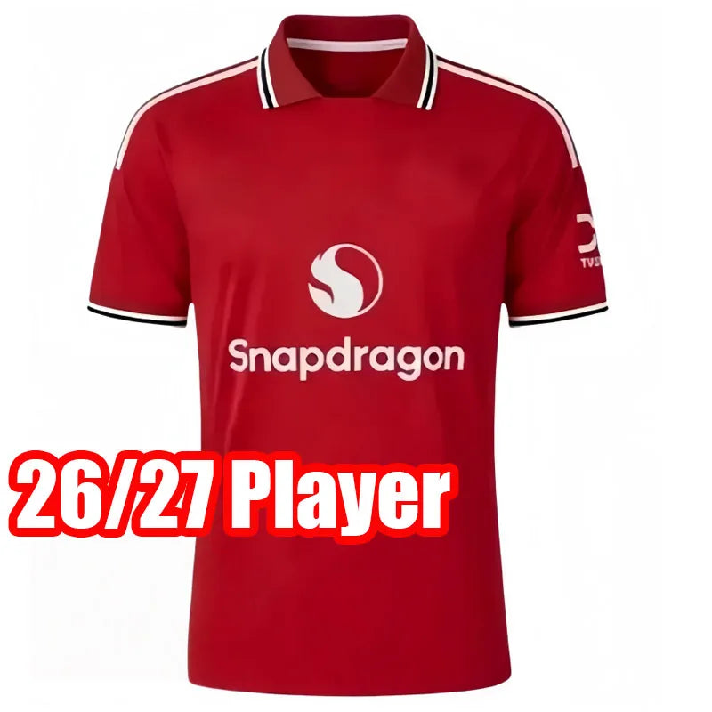 ManUnited SESKO MBEUMO CUNHA 25 26 27 Soccer Jerseys football shirts B. FERNANES - SitterJersey.com