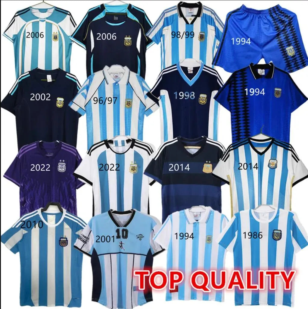 2025 2026 ArgentinaS star Soccer Jerseys Fans Player retro 78 86 94 96 00 01 06  - SitterJersey.com