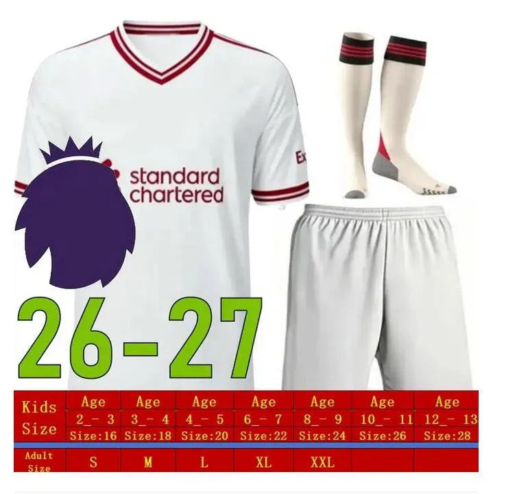 LFC 25 26 27 Liveropool Jersey ISAK WIRTZ EKITIKE M.SALAH VIRGIL Liveropool socc - SitterJersey.com