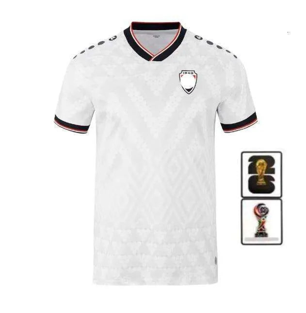 2026 Iraq soccer jersey World Cup AYMEN MOHANAD AL-HAMADI 26 27 national team ho - SitterJersey.com