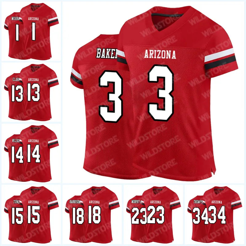 Kyler Murray Marvin Harrison Jr. Football Jerseys Trey McBride Budda Baker JJ Wa - SitterJersey.com