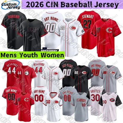 Baseball Jerseys DE LA CRUZ Christian GRIFFEY Jeimer Frankie Custom Baseball Men - SitterJersey.com
