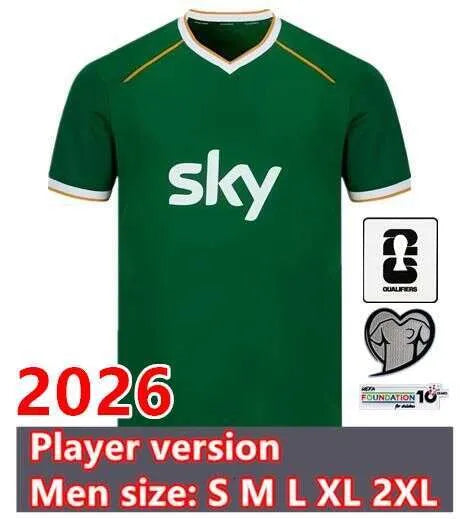 Ireland Soccer Jerseys Kit DOHERTY DUFFY St.Patrick's Day 2025 2026 Home Green W - SitterJersey.com