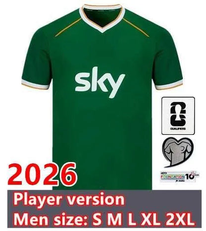 Ireland Soccer Jerseys Kit DOHERTY DUFFY St.Patrick's Day 2025 2026 Home Green W - SitterJersey.com